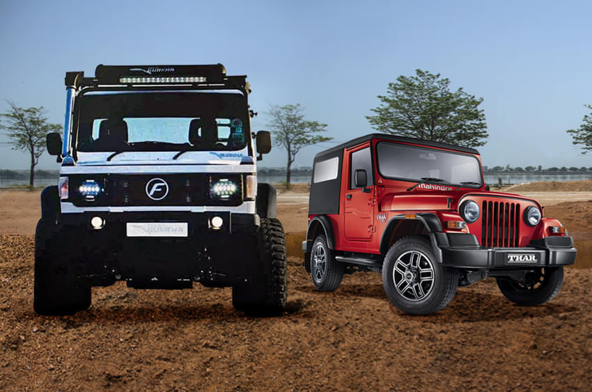 2018 Force Gurkha Xtreme vs Mahindra Thar: Specifications comparison
